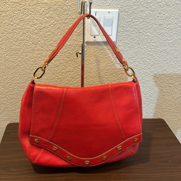 MCM Two Bag with Gold Hardware MCM Studs - Picture 1 of 14